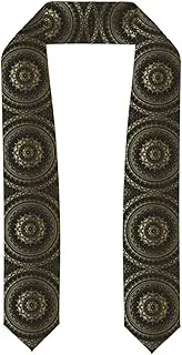 [SKKNT] Circle Print Graduation Shawl Stole For Academic Commencements Honor Sash Congratulations Gift