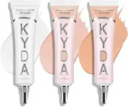 Ownest 3Pcs Primer Eyeshadow Makeup, Eyeshadow Primer Base 24 Hours Waterproof Long-Lasting Liquid Eyeshadow Primer Cream for Eye Base Makeup 15ml -A
