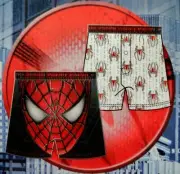 Marvel Spider-man boys Boxer Short underwear Size 8 pack of 2 White Red New