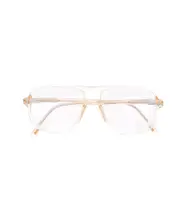 square-frame glasses 56 White