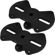 Yardwe 2pcs Speaker Holder Stands Stable Speaker Risers for Amplifiers Unique Design for Organized Workspace Supports Heavy Loads