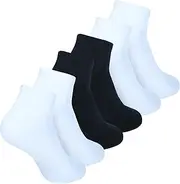 [Zaccai] Women's Ankle Socks Casual Lightweight Cotton Socks (3 Pairs)