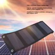 US 10W 5.5V Portable Solar Panel Folding Charger Board For Outdoor Travel Campin