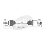 GSP CV Shaft - CVS.HO01