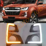 DRL LED Daytime Running Light u For Isuzu D-max Hi-Lander 4x4 Pickup 2020-2022