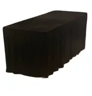 Folding Table Cloth Wavy Cover, Casual / Formal Events (Chose Size + Color)