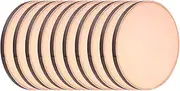 uxcell 10 Pcs Round Copper Plate, 50mm (1.97") Dia Pure Copper Sheets, 2mm(0.08") T2 Pure Copper Plates for Crafts, DIY, Electrical Repairs, Industrial Use