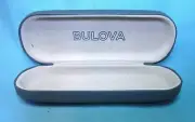 Bulova Hard Clamshell Eyeglass Case Blue/Gray color