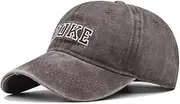 [URTAODFE] Duke University Embroidered Washed Baseball Cap, Dad Hat Trucker Hat Cotton Golf Dad Hat Gift Giving