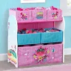 Delta Children Organiser Toy Storage Box Decals Kids Furniture Pink Trolls