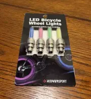 LED Valve Cap Bicycle Wheel Tire Light Spoke Lamp Motorcycle ICOVER SPORT 4 LOT