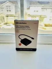 NEW Cable Matters USB-C Multiport Adapter with 8K DisplayPort & PD & Ethernet