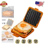 Dishwasher Safe Microwave Sandwich Maker - Fast, Easy Cleanup in Vibrant Orange