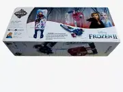 Huffy Disney Frozen 2 Kids Toddler Preschool 3 Wheel Kick Scooter with Basket