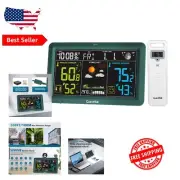 Modern Weather Monitoring Station with Adjustable Backlight & 3 Remote Sensors