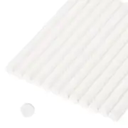 12 Pcs White Cylinder Sealing Wax Stick Glue Gun Wax Seal Rod