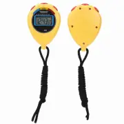 (Yellow) Sports Timer Electronic Stopwatch For Racing DP