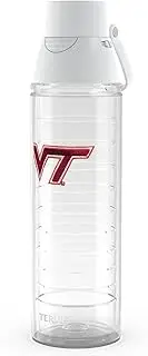 Tervis Venture Lite Virginia Tech Hokies - Primary Logo Made in USA Double Walled Insulated Tumbler Travel Cup Keeps Drinks Cold & Hot, 24oz Water Bottle, Classic