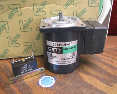 Oriental Motor 2IK5GN-AT Induction Motor 5w 100/115v 50/60 0.25a 1200/1500 rpm