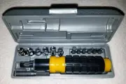 Hanig & Co Ratchet & Socket Tool Kit ~ 15 Pc ~ Includes Case ~ Vintage