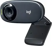 Logitech C310 HD Webcam, 720p/30fps, Widescreen Video Calling, Light Correction, Noise-Reducing Mic for Skype, FaceTime, Hangouts, WebEx, PC/Mac/Laptop/MacBook/Tablet - Black