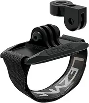 LEZYNE LED Helmet Mount for Bikes, Optimal Night Riding, Recording, Easy to Install, Versatile, Durable Bicycle Helmet Mount