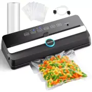 Vacuum Sealer, Automatic Food Sealer Machine for Food Vacuum Packaging w/Built-i