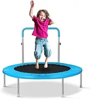 Lyromix Trampoline for Toddlers, Indoor Mini Trampoline for Adults & Kids, Adult Fitness Trampoline for Indoor and Outdoor Exercise, Small Rebounder Trampoline with Padded Frame Cover