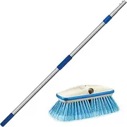 Star brite 3'-6' Standard Extending Handle with 8" Deluxe Brush Combo