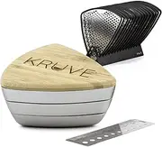 KRUVE Sifter PLUS Bean, 5 Grind and 10 Bean Sieves, Helps Accurately Measure, Calibrate, Refine Coffee Grinds, Great for Cafes, Baristas, Or Home Brewers (PLUS Bean, Silver)