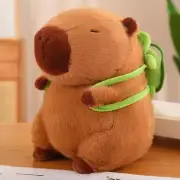 Cute Turtle Backpack Capibara Strawberry Hat Capybara Plush Toy Stuffed Animals