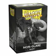 Dragon Shield Non-Glare Sleeves Black 100 Pack