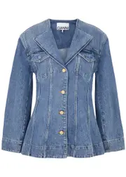 Ganni Denim Blazer - 42 (UK14 / L) 42 (UK14 / L)