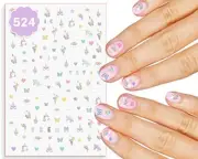 Kids Unicorn Nail Stickers - 524 Decals | Birthday Girl Party Favors, DIY