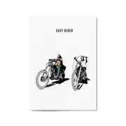 Easy Rider Motorcycle Garage Man Cave Wall Art