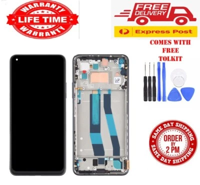 ORIGINAL XIAOMI MI 11 LITE 4G 5G LCD TOUCH SCREEN DIGITIZER FRAME REPLACEMENT