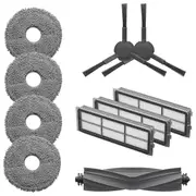 For Dreame Dreamebot L10S Pro Accessory Kit - Main Brush Side Brush Hepa Filters Mop Cloth As Shown