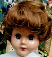 Size 7"-8"New Doll Wig "Robbie" Global modacrylic ~ Short Style ~Lt brown~ NOSS