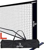 OutWest Sport Portable Pickleball Net with carrybag and Throw Down Court line Markers