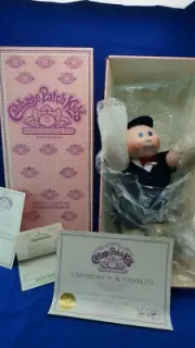 Cabbage Patch 16" Doll Porcelain, Jeffrey Nicholas, #4884, JNB121 BNIB (Box #2)