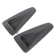 Matte Carbon Fiber Air Vent Intake Bonnet Hood Cover Trim For Nissan GTR R35 08+