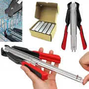 Hog Ring Gun Pliers C Clip Auto Feed Fence Fencing Nailer Wire Ringer 2500pcs