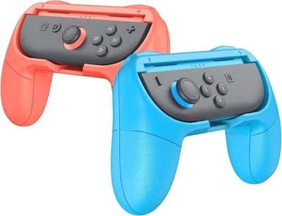 2-Pack Grips for Nintendo Switch 2 (2025) Console Joy-Con Controller Handle Kit