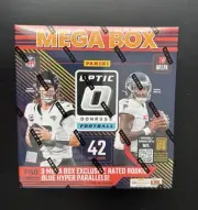 2024 Donruss Optic NFL Mega Box Sealed Walmart (Jayden Daniels Rated Rookie)