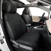 EKR Traverse Truck Seat Covers for Chevy Traverse 2024 LT,Z71 & 2025 LT 7Seats,Seat Covers for Cars SUV,Automotive Seat Covers,Waterproof Car Seat Protector,Car Seat Covers Full Set(Black)