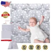 Extra Large Non-Slip Play Mat - Stylish Grey for Infants & Toddlers | 79"x71"