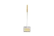 2pc Full Circle Tag Team Easy Empty 106.5cm Sweep Dustpan Sweeper Set White