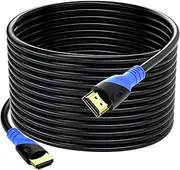 4K HDMI Cable 20M - Rommisie (HDMI 2.0,18Gbps) Ultra High Speed Gold Plated Connectors,Ethernet Audio Return,Video 4K,Full HD 1080p 3D Arc Compatible with UHD TV Monitor Laptop Xbox PS4/PS5 ect