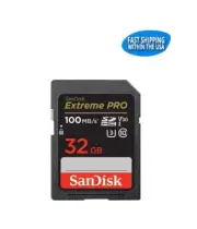 32GB Sandisk Extreme Pro SD Memory Cards for Camera / Trail Camera / Computers