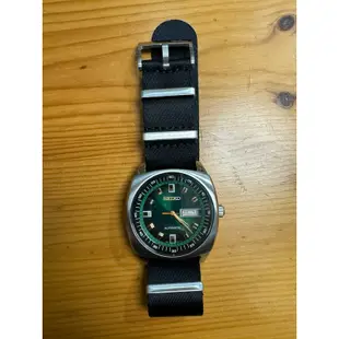 【SEIKO 自動機械手錶】精工5號機械錶款-綠SNKM97